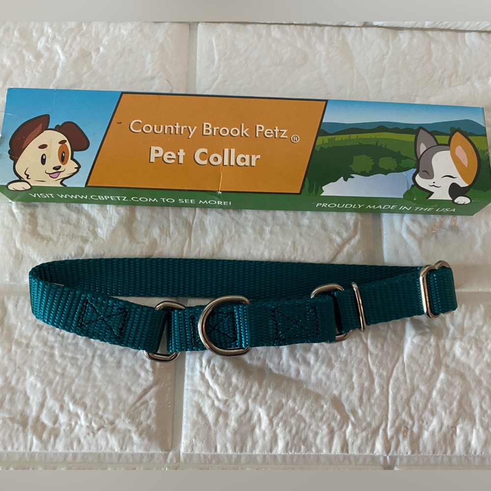 Country Brook Petz Martingale Dog Collar - New in Box